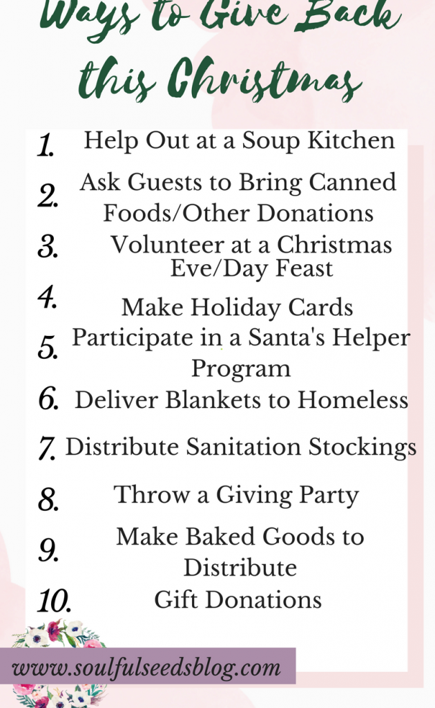 engaging ways to give back this holiday season 