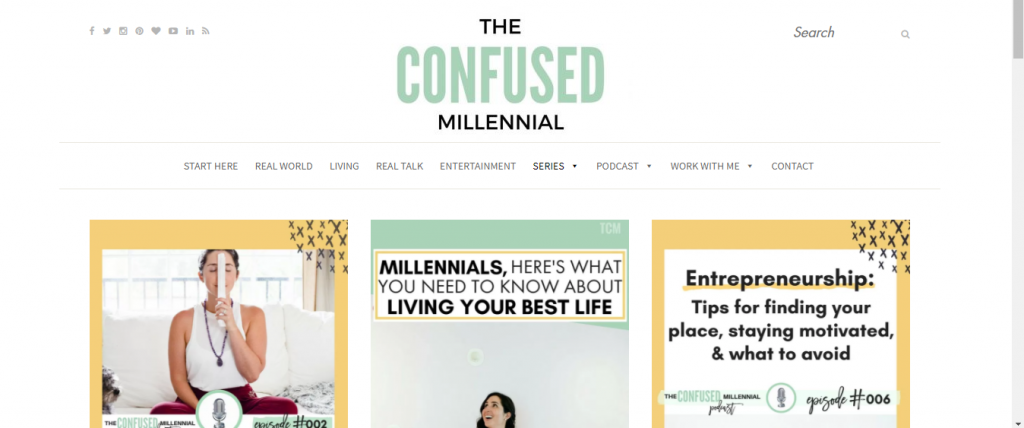 the confused millenial screenshot, helpful websites, helpful resources, college resources