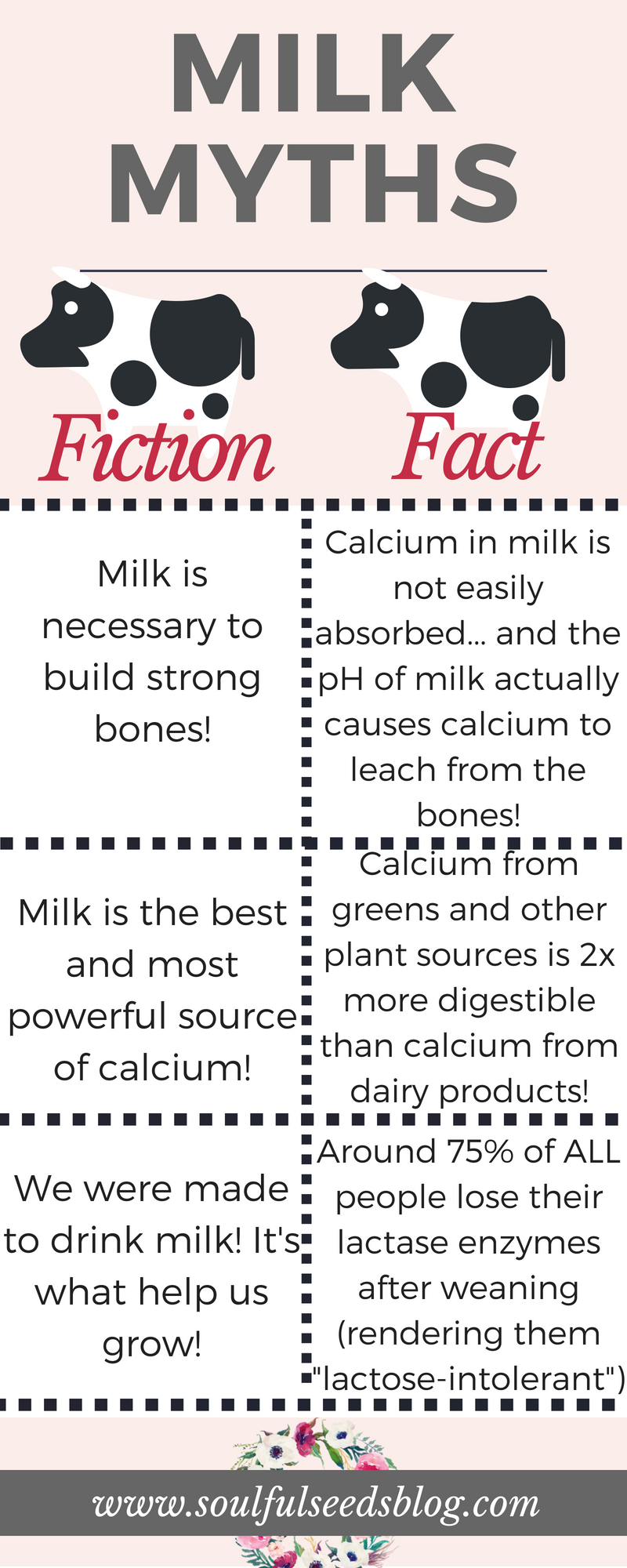Explore milk myths that will answer the question- is milk healthy? Learn why you should switch to plant based milk alternatives. #govegan #whyvegan
