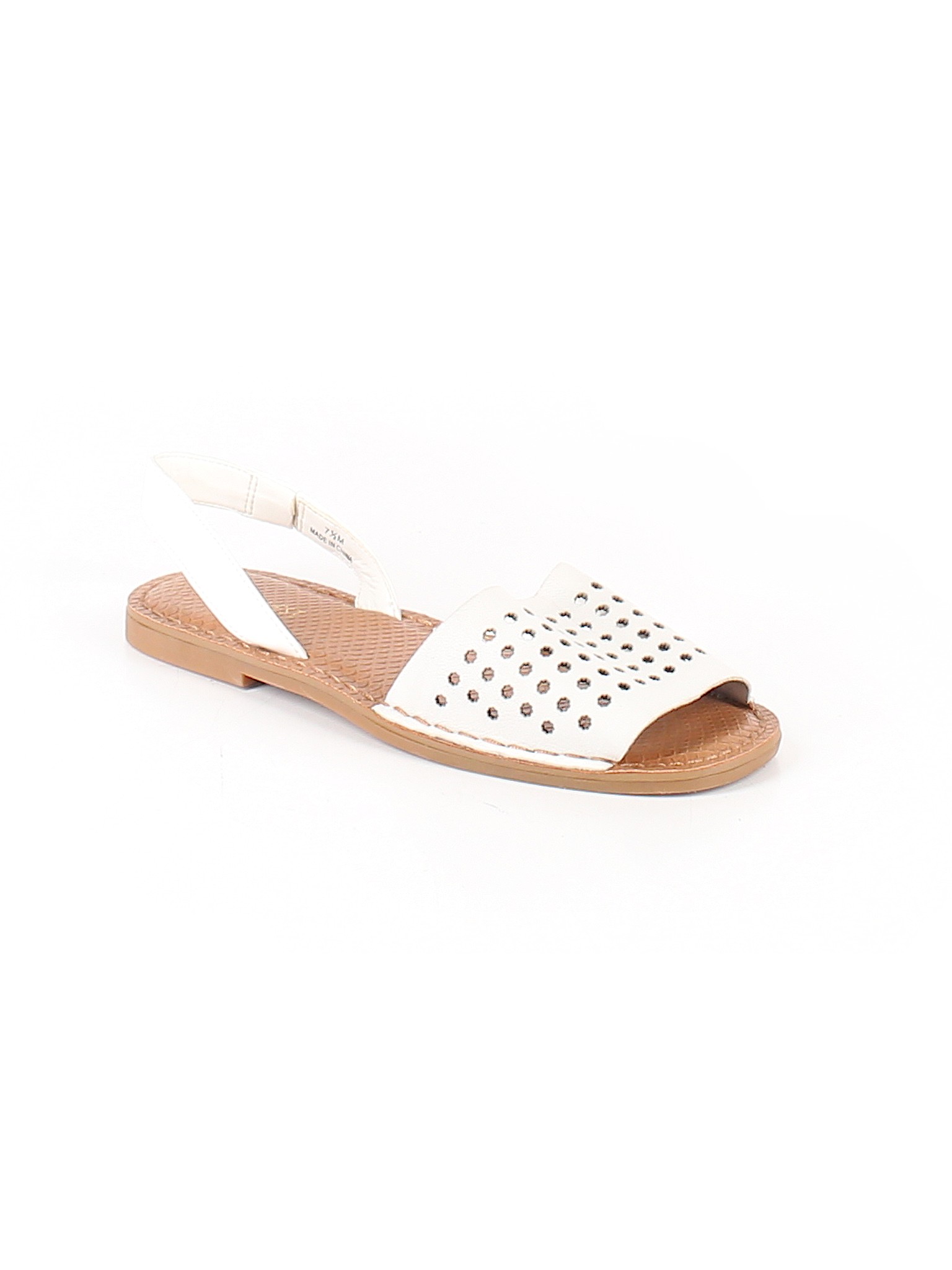 sandal white 7.5