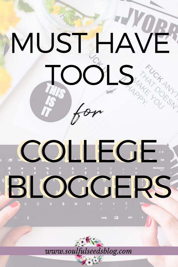 Check out these essential resources for bloggers - in specific, college bloggers! Check out the tools that you need to be a more productive blogger in college! #collegetips