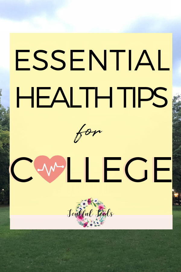 Check out these college health tips to help you stay healthy in college and university! #collegehealth #freshman15 #healthandwellness #healthtips