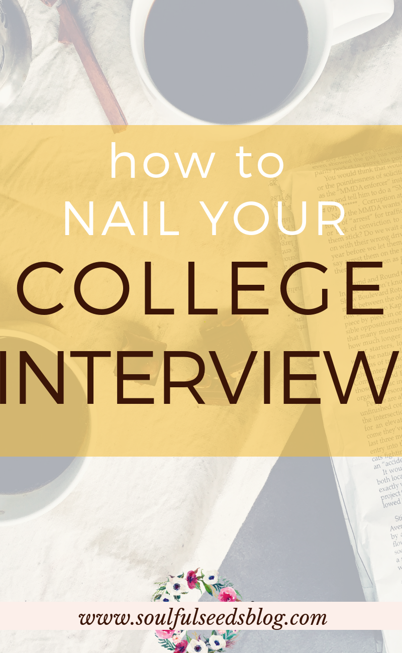 college tips, college interview tips, college admissions