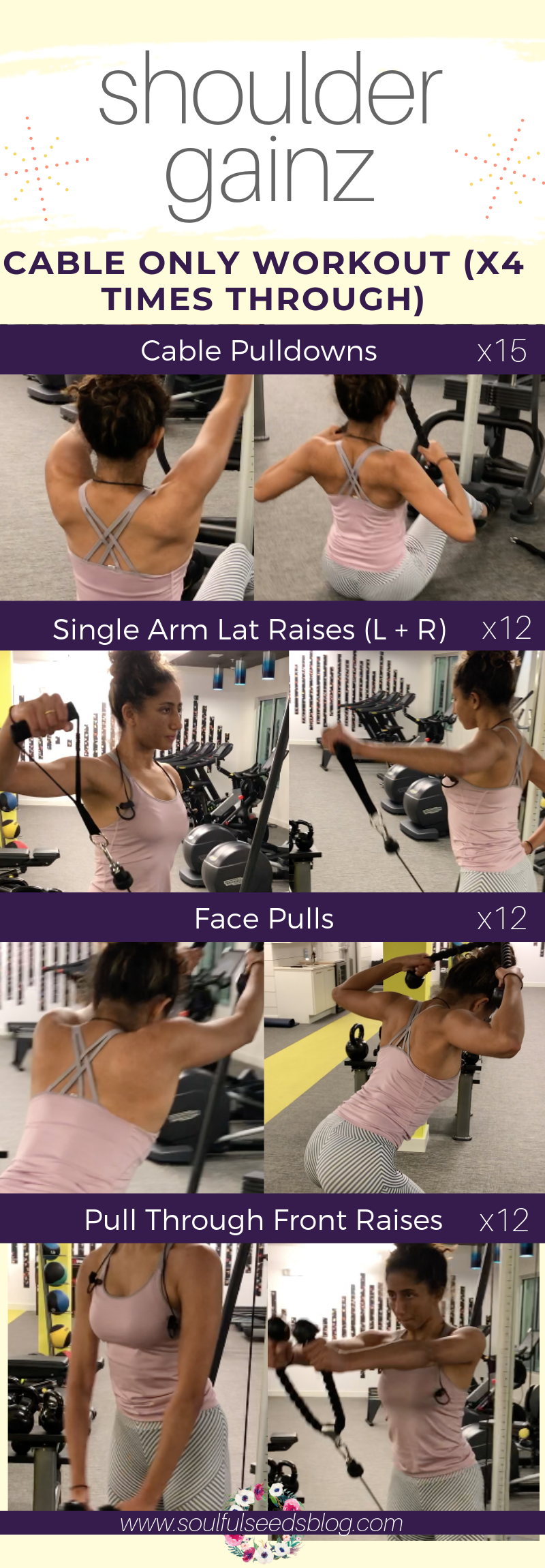 Cable Shoulder Workout Zahra Biabani