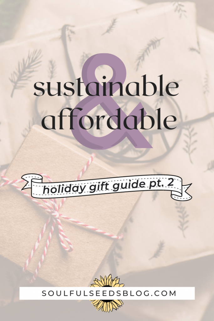 sustainable and ethical holiday gift guide