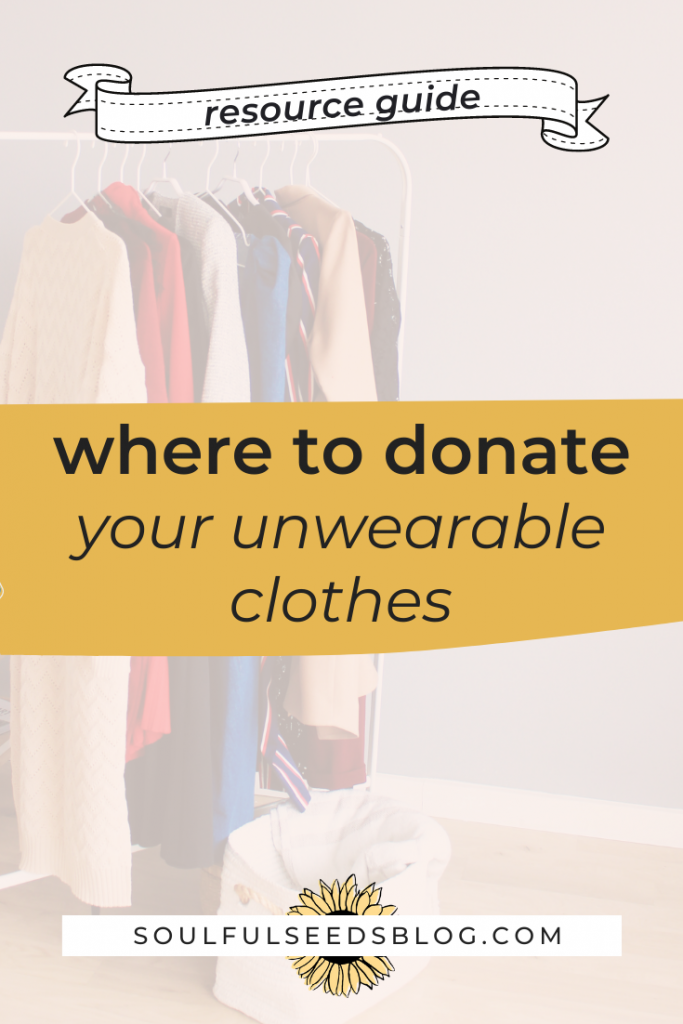 clothing donations, textile recycling